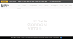 Desktop Screenshot of gordonvets.co.uk